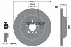 2x Bremsscheibe Hinterachse für MERCEDES-BENZ GL-KLASSE GLE Coupe GLS M-KLASSE