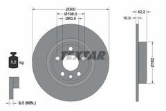 2x Bremsscheibe Hinterachse für LAND ROVER DISCOVERY SPORT VAN