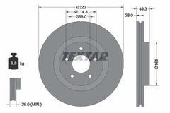 2x Bremsscheibe Vorderachse für NISSAN PATHFINDER IV
