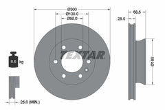 2x Bremsscheibe Vorderachse für MERCEDES-BENZ SPRINTER 3-t Bus Kasten