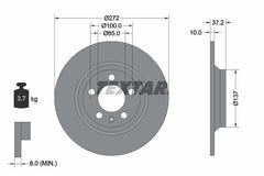 2x Bremsscheibe Hinterachse für AUDI VW A1 Allstreet City Carver Sportback POLO