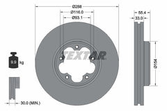 2x Bremsscheibe Vorderachse für FORD TOURNEO CUSTOM V362 Bus TRANSIT V363