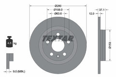 2x Bremsscheibe Hinterachse für VOLVO XC40