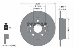 2x Bremsscheibe Hinterachse für NISSAN RENAULT JUKE CAPTUR II MEGANE IV