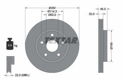2x Bremsscheibe Vorderachse für SUZUKI TOYOTA SWACE COROLLA Stufenheck