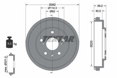 2x Bremstrommel Hinterachse für SUZUKI SX4 / CLASSIC Stufenheck
