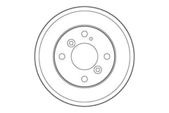 2x Bremstrommel Hinterachse für FORD FIESTA VI Van