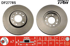 2x Bremsscheibe Vorderachse Hinterachse für OPEL SAAB LOTUS CALIBRA A SPEEDSTER