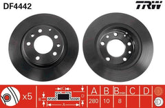 2x Bremsscheibe Hinterachse für MAZDA 6 Station Wagon Stufenheck Hatchback
