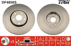 Bremsscheibe Vorderachse für LEXUS GS IS III RC
