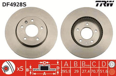 2x Bremsscheibe Vorderachse für OPEL CHEVROLET ANTARA A CAPTIVA SPORT