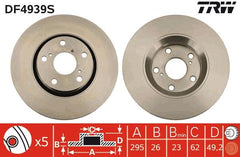 2x Bremsscheibe Vorderachse für TOYOTA AURIS Kombi AVENSIS Stufenheck COROLLA
