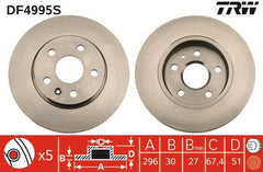 2x Bremsscheibe Vorderachse für OPEL SAAB CHEVROLET INSIGNIA A Stufenheck