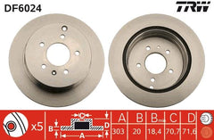 2x Bremsscheibe Hinterachse für OPEL CHEVROLET ANTARA A CAPTIVA SPORT Van