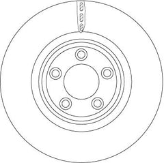 2x Bremsscheibe Vorderachse für DAIMLER JAGUAR SUPER EIGHT S-TYPE II XF I
