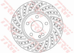 2x Bremsscheibe Vorderachse für MERCEDES-BENZ VW A-KLASSE B-KLASSE Sports