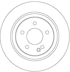 2x Bremsscheibe Hinterachse für MERCEDES-BENZ EQV MARCO POLO Camper V-KLASSE
