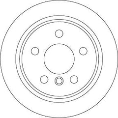 2x Bremsscheibe Hinterachse für MINI Cabriolet