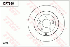 2x Bremsscheibe Hinterachse für HYUNDAI KIA GRAND SANTA FÉ II III Kasten/SUV