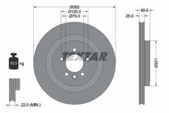 2x Bremsscheibe Hinterachse für LAND ROVER DISCOVERY V RANGE IV SPORT II VAN