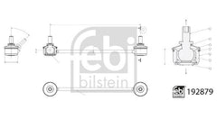 Koppelstange Stabilisator Hinterachse für HYUNDAI KIA ix35 Van SPORTAGE III
