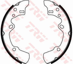Bremsbackensatz Hinterachse für MAZDA 626 III Hatchback Coupe Station Wagon