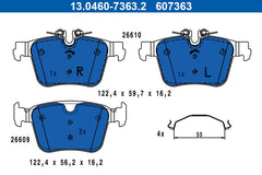 Bremsbelagsatz Scheibenbremse Hinterachse für VOLVO C40 EC40 EX40 S60 III S90