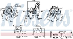Turbolader Abgasturbolader für NISSAN OPEL RENAULT NV400 Kasten