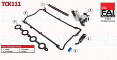 Steuerkettensatz für AUDI SEAT SKODA VW A3 A4 B5 Avant B6 B7 Cabriolet A6 C4 C5