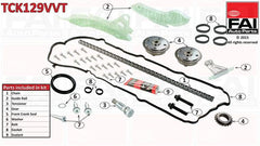 Steuerkettensatz für CITROËN OPEL PEUGEOT MINI DS BERLINGO MULTISPACE C3