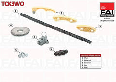 Steuerkettensatz für OPEL ASTRA G Stufenheck Caravan CC Coupe Cabriolet SIGNUM