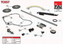 Steuerkettensatz für OPEL SAAB SIGNUM CC VECTRA C Caravan 9-3 Cabriolet Kombi
