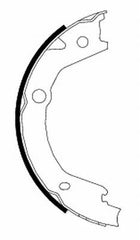 Bremsbackensatz Feststellbremse Hinterachse für SSANGYONG HYUNDAI KIA REXTON /