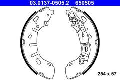 Bremsbackensatz Hinterachse für FIAT OPEL DOBLO Pritsche/Fahrgestell Kombi Cargo