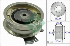Spannrolle Zahnriemen für AUDI SEAT SKODA VW A3 Sportback Cabriolet A4 B5 Avant