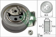 Spannrolle Zahnriemen für AUDI FORD SEAT SKODA VW A2 A3 A4 B5 Avant B6 A6 C5