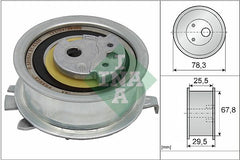 Spannrolle Zahnriemen für AUDI SEAT SKODA VW A1 Sportback A3 Cabriolet A4