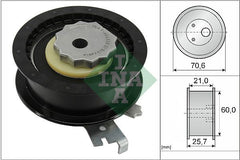 Spannrolle Zahnriemen für AUDI FORD SEAT SKODA VW A1 City Carver Sportback A3