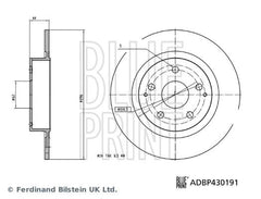 2x Bremsscheibe Hinterachse für TOYOTA YARIS CROSS