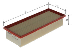 Luftfilter für CITROËN PEUGEOT C5 II Break III C6 407 SW