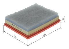 Luftfilter für CITROËN FIAT OPEL PEUGEOT TOYOTA VAUXHALL DS BERLINGO C3