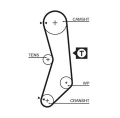 Zahnriemen für FIAT LANCIA AUTOBIANCHI PANDA PUNTO TIPO UNO Kasten/Schrägheck