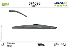 Wischblatt hinten für JEEP MAZDA SUZUKI TOYOTA COMPASS 2 Schrägheck SWIFT V