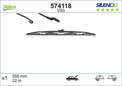 Wischblatt hinten für ALPINE ASTON MARTIN AUDI BMW CHEVROLET CHRYSLER CITROËN