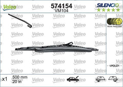 Wischblatt für BMW CHRYSLER CITROËN DAIHATSU HONDA MAZDA MITSUBISHI NISSAN OPEL