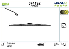 Wischblatt für AUDI MERCEDES-BENZ PORSCHE VOLVO A6 C4 Avant C5 A8 D2 ALLROAD