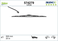 Wischblatt für HONDA MAZDA RENAULT CIVIC IX Tourer 121 III LAGUNA Coupe