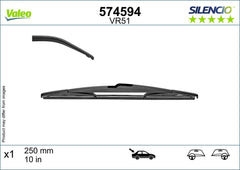 Wischblatt hinten für HYUNDAI OPEL SSANGYONG i10 III ASTRA K Kasten/Kombi