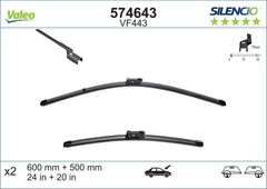 Wischblatt für AUDI BMW MG RENAULT VW FORD USA A5 X5 X6 MARVEL R TWINGO II WIND