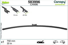 Wischblatt für CITROËN FORD PEUGEOT RENAULT VW DS C4 GRAND PICASSO II